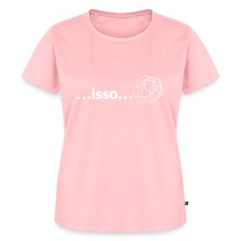 weiss ISSO - Frauen Premium Bio T-Shirt - Rosa - Vorne - AI Model Female 172 dark (172cm)