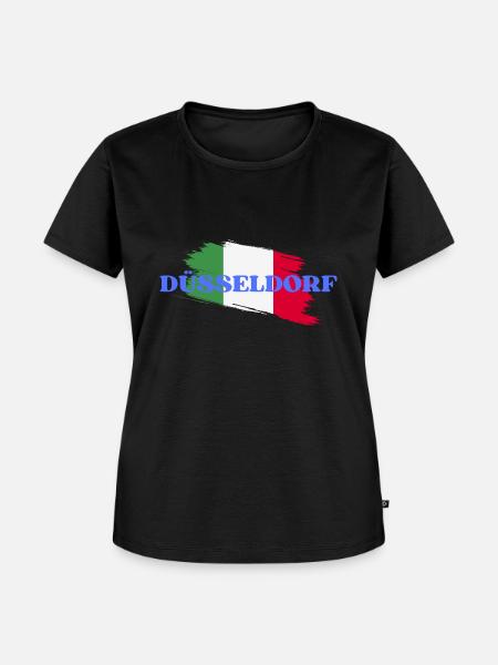 Düsseldorf - Frauen Premium Bio T-Shirt - Schwarz