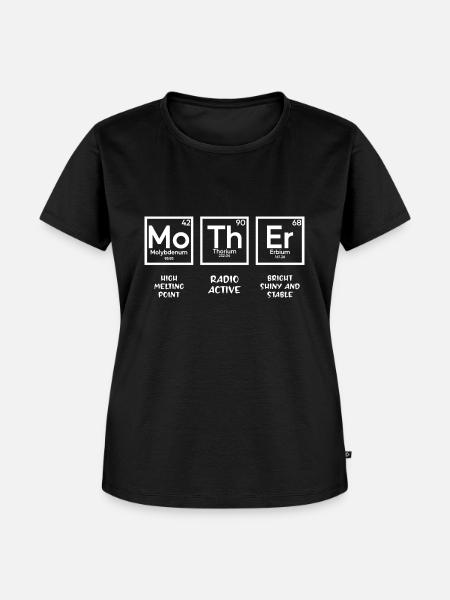 Mutter-Periodensystem - Frauen Premium Bio T-Shirt - Schwarz