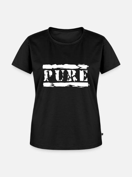 Rein - Frauen Premium Bio T-Shirt - Schwarz