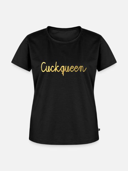 cuckqueen bdsm dom sub - Frauen Premium Bio T-Shirt - Schwarz