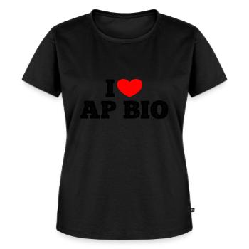 AP Biology Funny High School AP Class Survivor - Women's Premium Organic T-shirt - black - Front - Selfina (174cm)