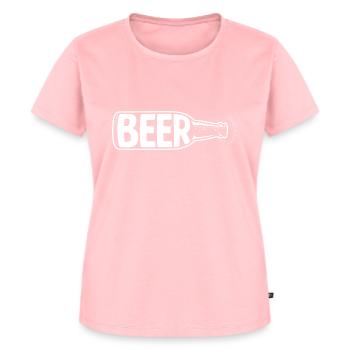 Beer - Funny Beer Logo Tshirt - Women's Premium Organic T-shirt - rose - Front - AI Model Female 172 dark (172cm)