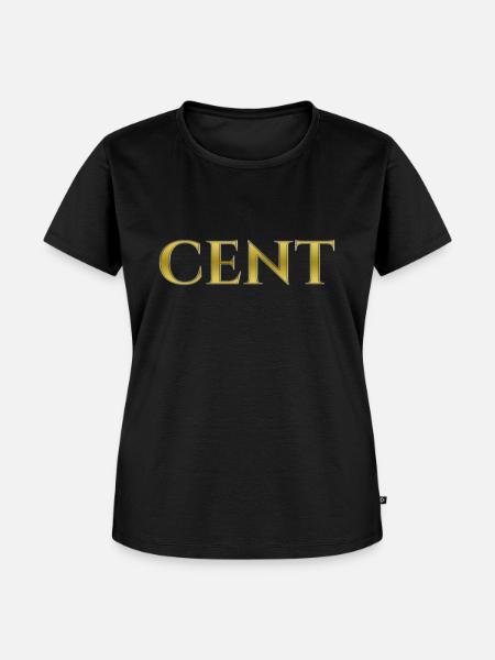 Cent - Frauen Premium Bio T-Shirt - Schwarz