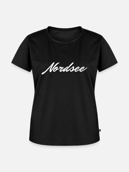 Nordsee - Frauen Premium Bio T-Shirt - Schwarz