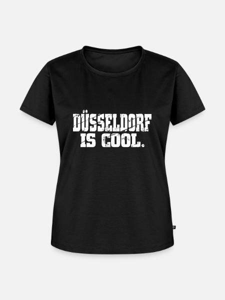 Düsseldorf - Frauen Premium Bio T-Shirt - Schwarz