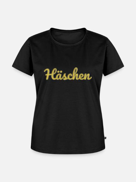 Häschen - Frauen Premium Bio T-Shirt - Schwarz