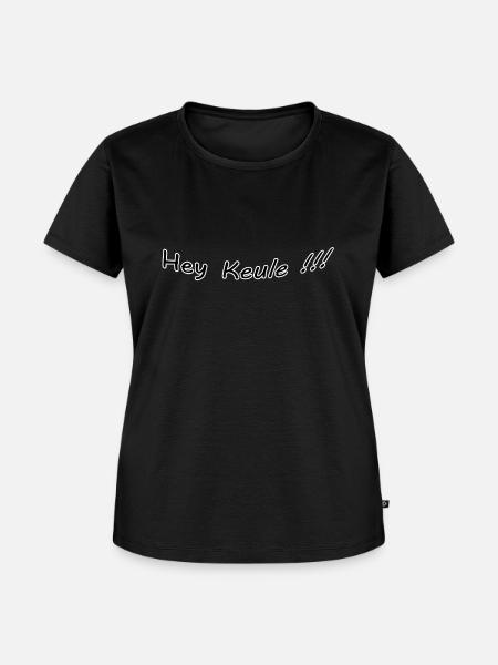 Hey Keule - Frauen Premium Bio T-Shirt - Schwarz