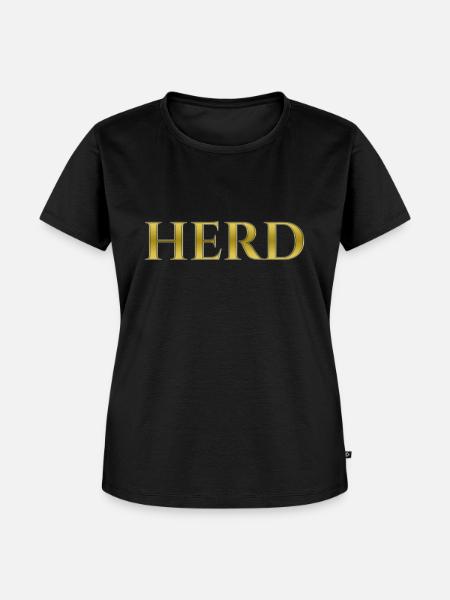 Herd - Frauen Premium Bio T-Shirt - Schwarz