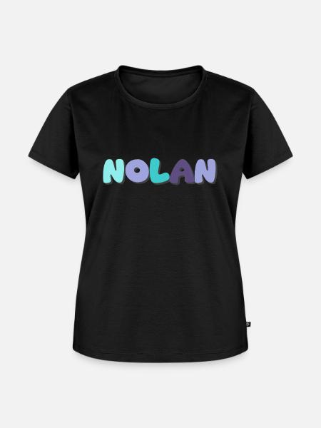Name - Nolan - Frauen Premium Bio T-Shirt - Schwarz