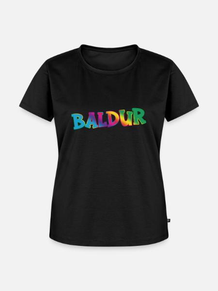 Baldur - Frauen Premium Bio T-Shirt - Schwarz