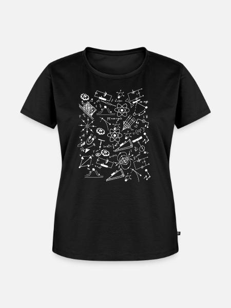 Physik - Frauen Premium Bio T-Shirt - Schwarz