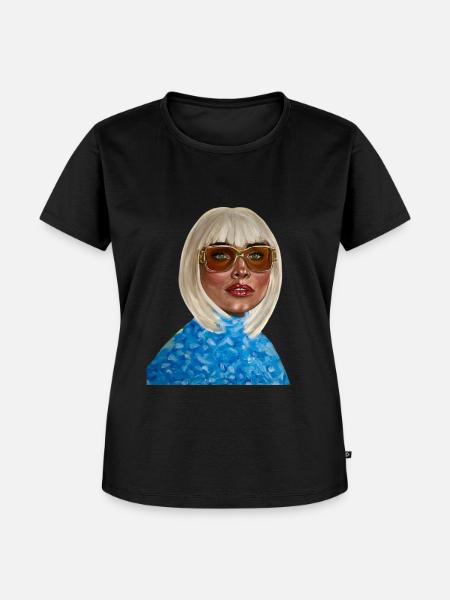 Von der Königin zur Prinzessin - Frauen Premium Bio T-Shirt - Schwarz