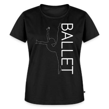 Danse classique - T-shirt Premium bio Femme - noir - Devant - Selfina (174cm)