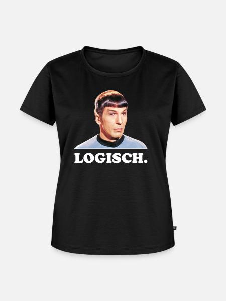 Star Trek Spock Logisch - Frauen Premium Bio T-Shirt - Schwarz