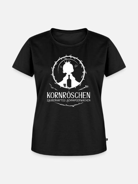 Kornröschen Polterabend Frauen - Frauen Premium Bio T-Shirt - Schwarz