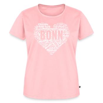 BONN - Women's Premium Organic T-shirt - rose - Front - AI Model Female 172 dark (172cm)