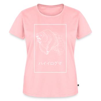 Grizzli - T-shirt Premium bio Femme - rose - Devant - AI Model Female 172 dark (172cm)