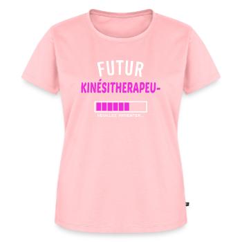 futur kinésitherapeute - T-shirt Premium bio Femme - rose - Devant - AI Model Female 172 dark (172cm)
