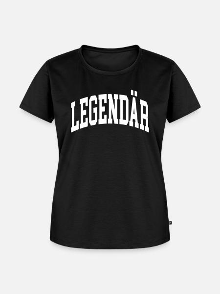 Legendär - Frauen Premium Bio T-Shirt - Schwarz