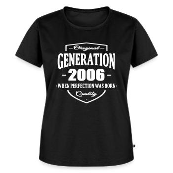 Generation 2006 - T-shirt Premium bio Femme - noir - Devant - Selfina (174cm)