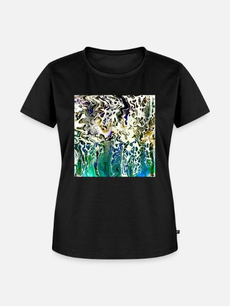 Meeresbrandung - Frauen Premium Bio T-Shirt - Schwarz