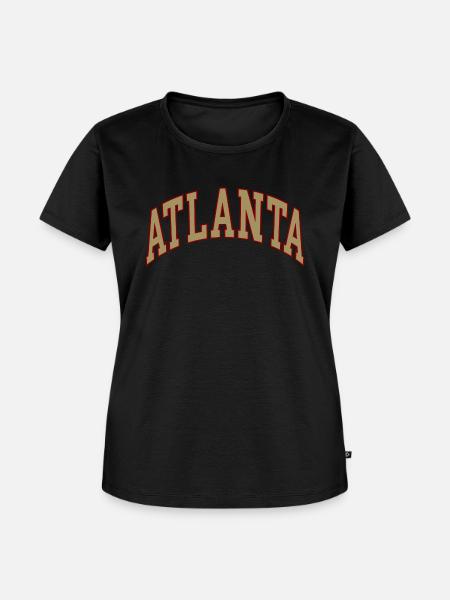 Atlanta - Frauen Premium Bio T-Shirt - Schwarz