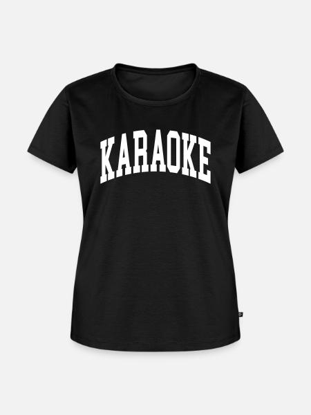 Karaoke - Frauen Premium Bio T-Shirt - Schwarz
