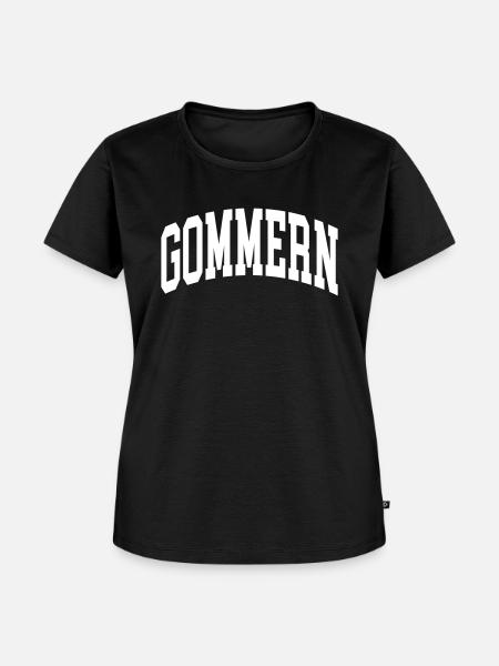 Gommern - Frauen Premium Bio T-Shirt - Schwarz