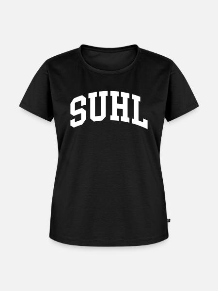 Suhl - Frauen Premium Bio T-Shirt - Schwarz