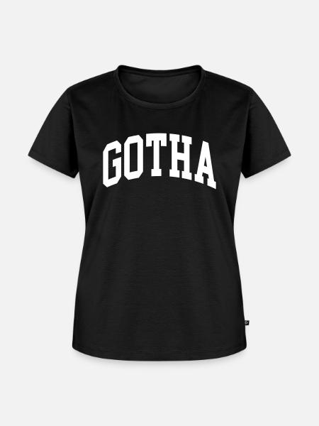 Gotha - Frauen Premium Bio T-Shirt - Schwarz