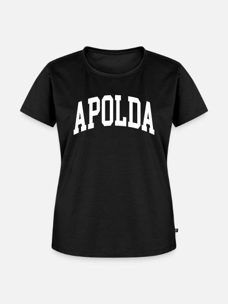 Apolda - Frauen Premium Bio T-Shirt - Schwarz