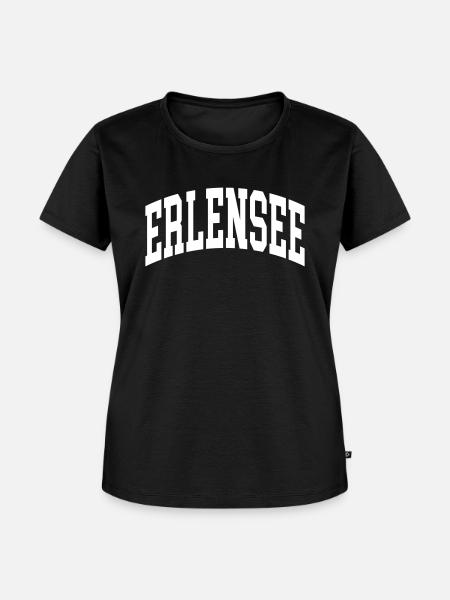 Erlensee - Frauen Premium Bio T-Shirt - Schwarz