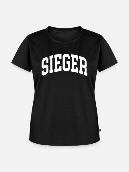 Sieger - Frauen Premium Bio T-Shirt - Schwarz