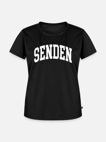 Senden - Frauen Premium Bio T-Shirt - Schwarz