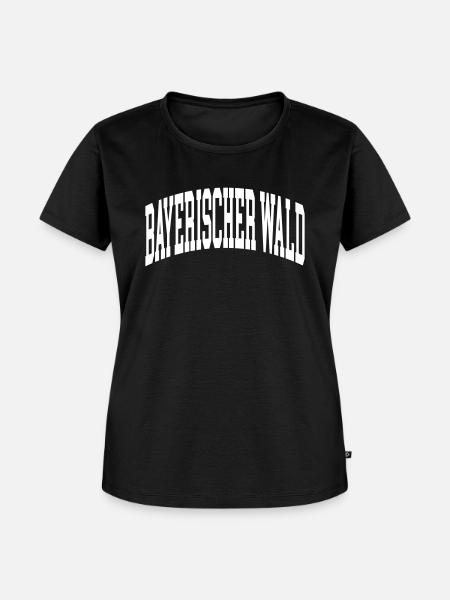 Bayerischer Wald - Frauen Premium Bio T-Shirt - Schwarz