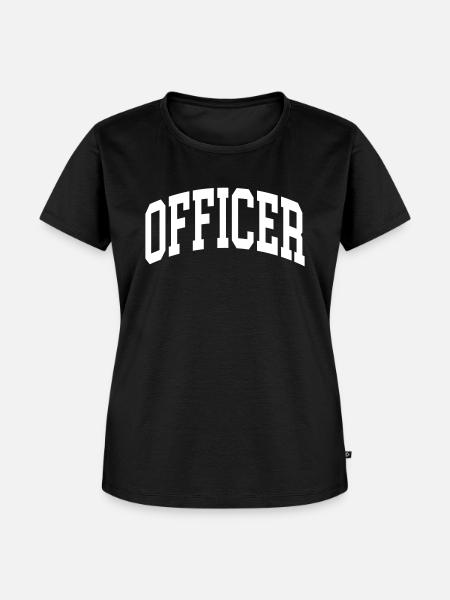 Officer - Frauen Premium Bio T-Shirt - Schwarz