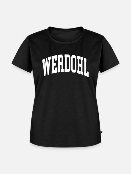 Werdohl - Frauen Premium Bio T-Shirt - Schwarz
