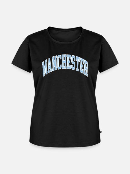Manchester - Frauen Premium Bio T-Shirt - Schwarz