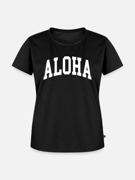 Aloha - Frauen Premium Bio T-Shirt - Schwarz