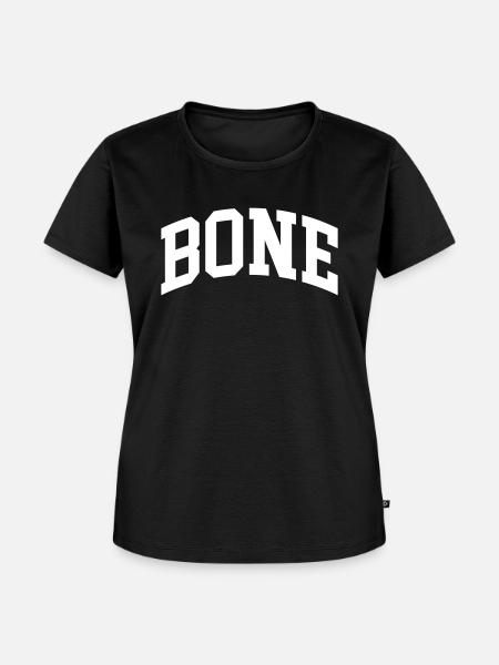 Bone - Frauen Premium Bio T-Shirt - Schwarz