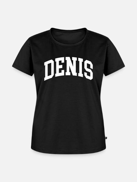 Denis - Frauen Premium Bio T-Shirt - Schwarz