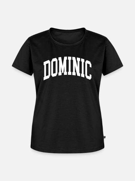 Dominic - Frauen Premium Bio T-Shirt - Schwarz