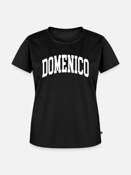 Domenico - Frauen Premium Bio T-Shirt - Schwarz