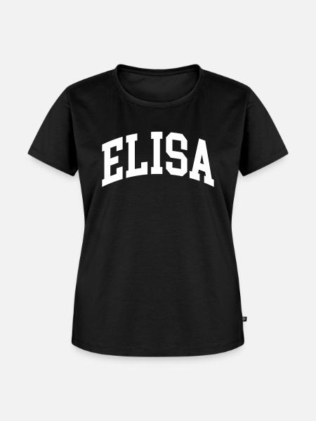 Elisa - Frauen Premium Bio T-Shirt - Schwarz