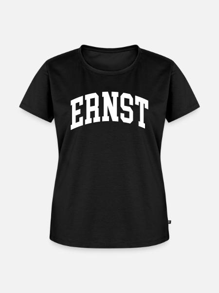 Ernst - Frauen Premium Bio T-Shirt - Schwarz