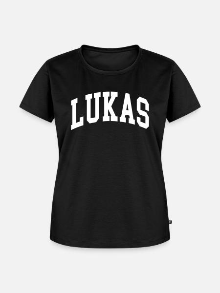 Lukas - Frauen Premium Bio T-Shirt - Schwarz