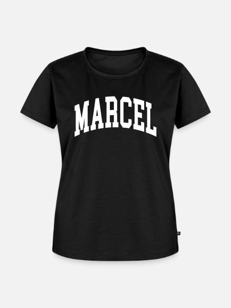 Marcel - Frauen Premium Bio T-Shirt - Schwarz