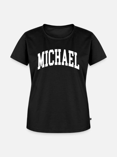Michael - Frauen Premium Bio T-Shirt - Schwarz