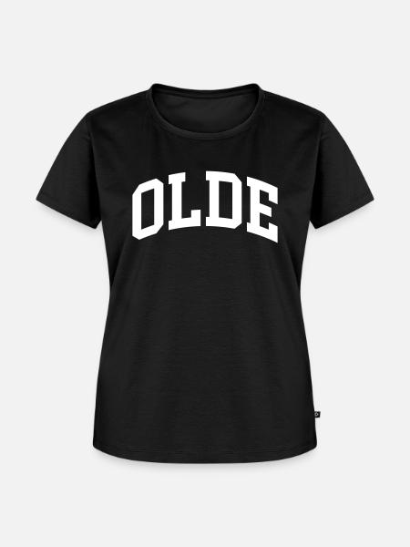Olde - Frauen Premium Bio T-Shirt - Schwarz